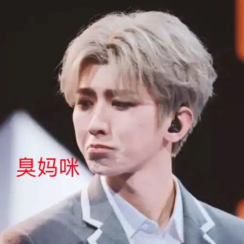 蔡徐坤发型表情包鬼畜七