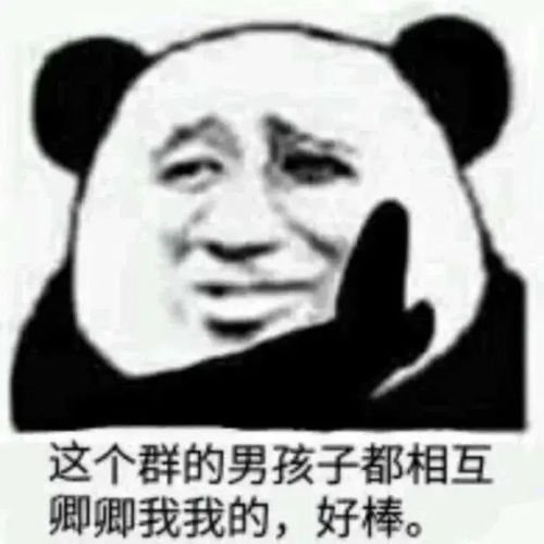  熊猫头表情包i你不孤单有我早安