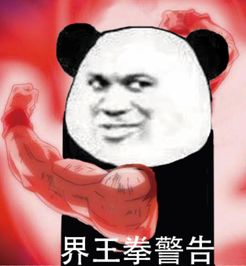  咏春拳警告表情包