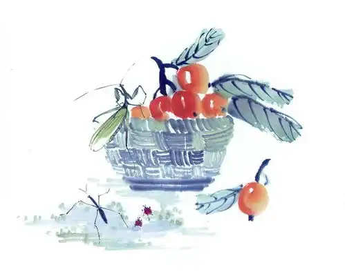 转载昆虫百态国画欣赏 转载昆虫百态国画欣赏