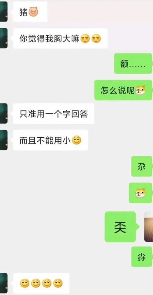  一个字形容大数据如何用一个字形容胸小哈哈哈哈笑死我了...
