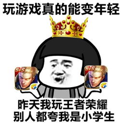  蘑菇头表情包打游戏真的能让人年轻,玩王者荣耀别人都夸我小学生