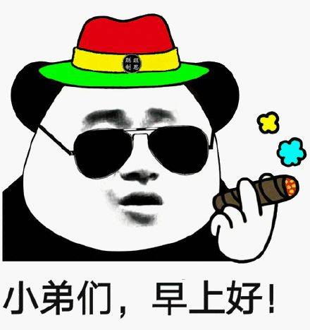  熊猫头表情包小哥哥,外面冷,快上车