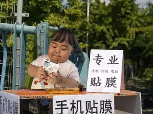 小胖子表情包摆地摊摆地摊