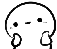  一个白色的表情圆圆的头求gif表情包顺便告诉我叫什么