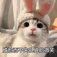  尴尬而不失礼貌的微笑表情包