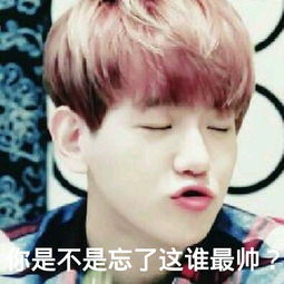  exo边伯贤baekhyun表情包