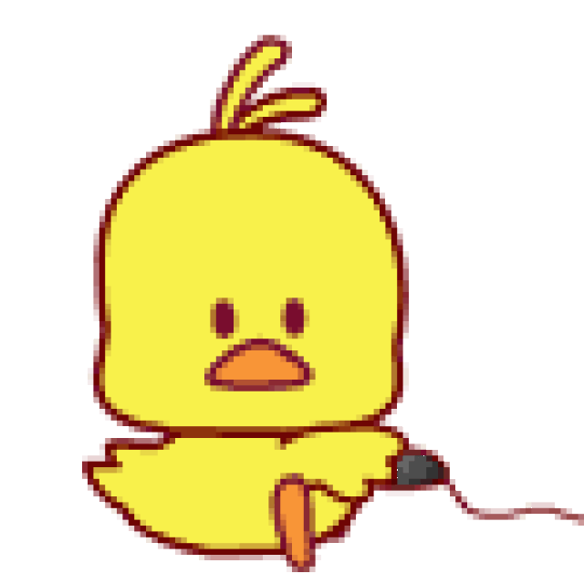 被绳子套住拉回来的小黄鸭表情包 被绳子套住拉回来的小黄鸭表情包