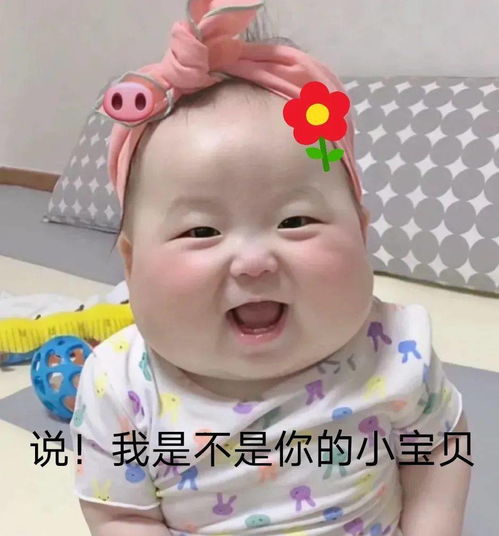  温温表情包说,我是不是你的小宝贝