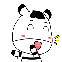  一大波斑马君表情,q萌来袭