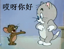  猫和老鼠动态gif表情包