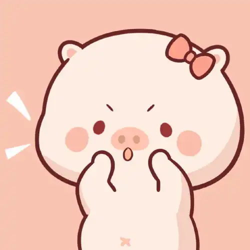 猪头像情侣表情包情人节