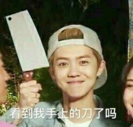  快来收鹿晗表情包啦