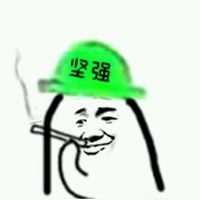  表情包里的绿色帽子微信头像图片大全