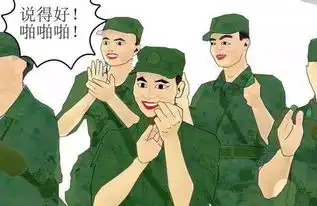 霸气表情包简笔画女兵