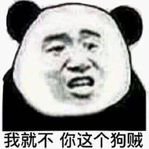  熊猫头表情包i海边微风起等风也等你