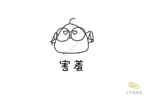  动物表情包简笔画