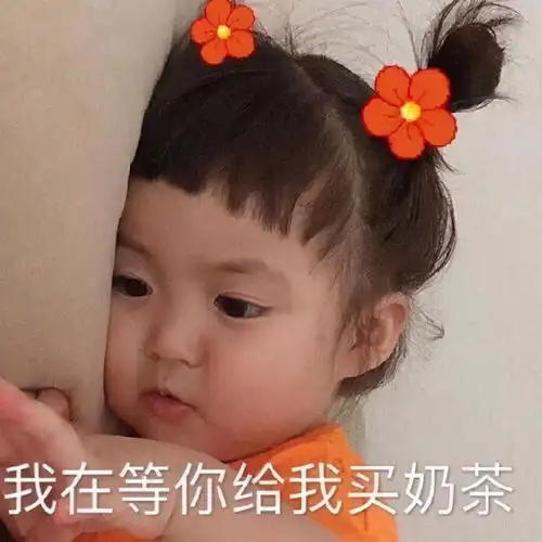  奶茶表情包合集在吗哥哥,请我喝奶茶嘛