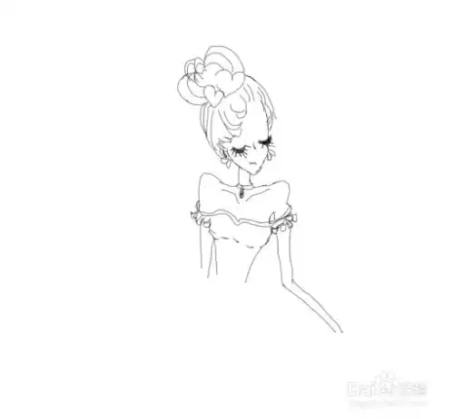  简笔画跳舞的美女是怎么画的
