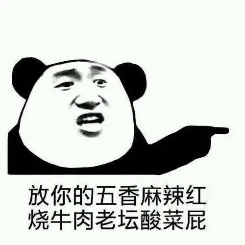  熊猫头表情包i对不起你是一个好人