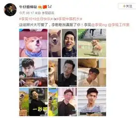  李现撞脸柴犬表情包如此可爱的犬系男友快来带回去