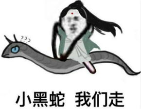  小黑蛇我们走表情包无水印高清版小黑蛇我们走无水印版下载腾牛下载