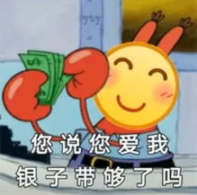  抖音您说您爱我银子带够了表情包