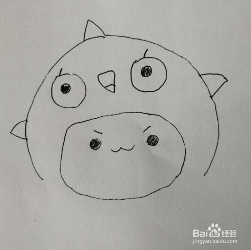  如何来画超萌的可爱表情头像简笔画
