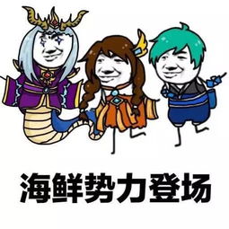  一组王者荣耀搞笑表情包海鲜势力还有庄周