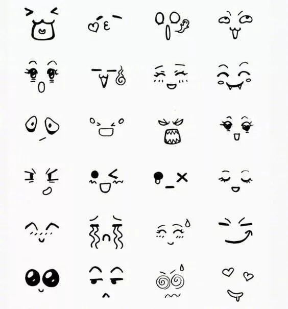 1000个手绘小表情,收藏画起来 1000个手绘小表情,收藏画起来