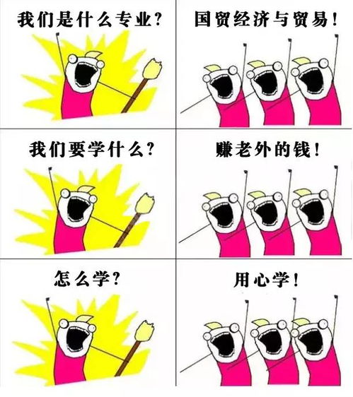  大学城各专业的表情包我们是谁,我们的专业是......最全版