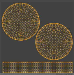  数字人c4d贴图雕刻uv之十四雕刻一枚象棋子2