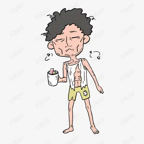 生病图片 表情包 卡通动