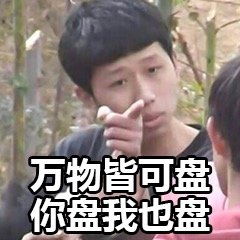  万物皆可盘,你盘我也盘,甭管他什么东西,两个字盘他盘他斗图表情包发表情fabiaoqing.com