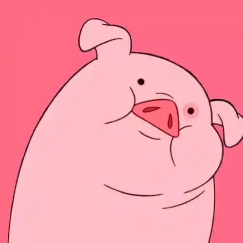 猪头像情侣表情包口红