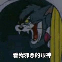 一脸邪恶的汤姆猫表情包