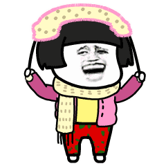 冬天穿衣防寒蘑菇头gif表情包大全 冬天穿衣防寒蘑菇头gif表情包大全