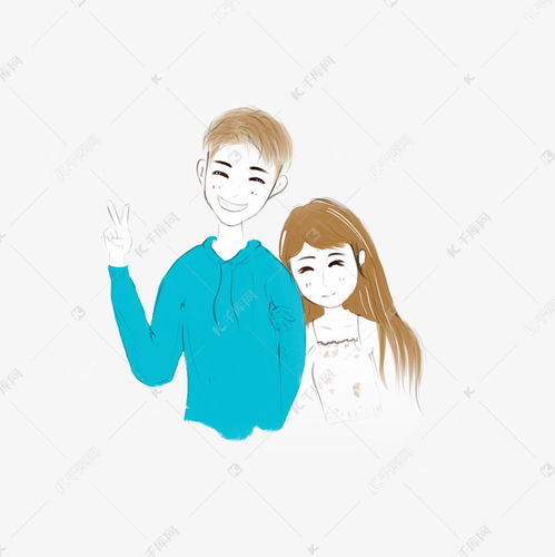  表情卡通人物情侣爱情甜蜜恩爱素材图片免费下载千库网表情