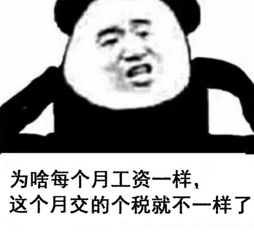 当月缴纳的个税和前几个月不一样 当月缴纳的个税和前几个月不一样
