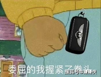  表情包图片委屈的我握紧了拳头