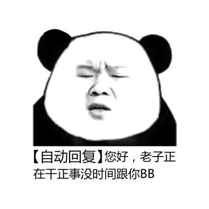  表情包你好,老子正在干正事没时间跟你bb