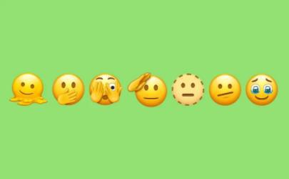  unicode14.0新增了37个表情符号,包括融化的脸和豆子