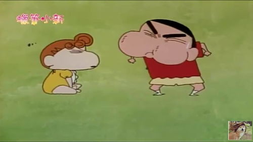  蜡笔小新和小葵比赛谁的表情更怪,没想小新输给了小葵