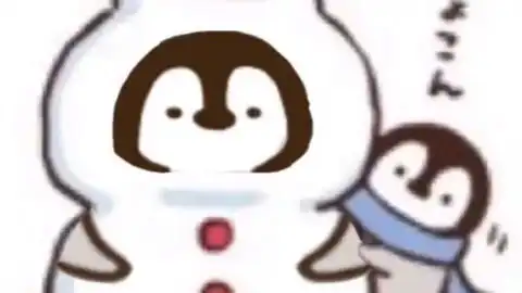 q小企鹅表情包系列堆雪鹅 q小企鹅表情包系列堆雪鹅