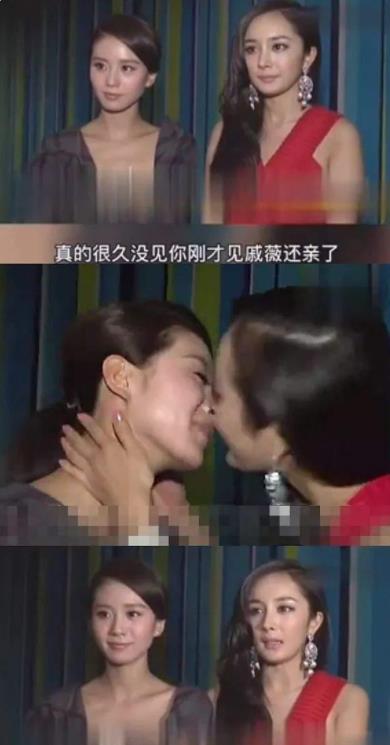  屡传闺蜜情破裂,刘诗诗探班杨幂搭肩同行,诗幂cp在线发糖