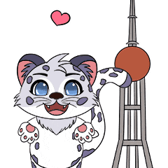 雪豹表情包拍到