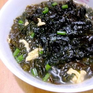  头水紫菜蛋花汤