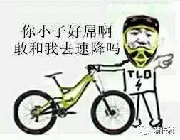  有一种欢乐,叫做自行车表情包哈哈哈