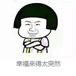 幸福来得太突然表情包