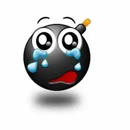 可爱黑色炸弹表情图标 可爱黑色炸弹表情图标